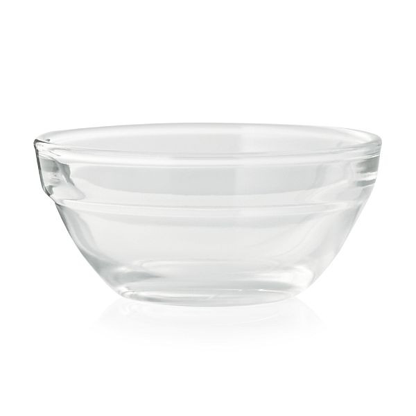 WAS Schüssel, Durchmesser 6 cm, gehärtetes Glas, VE: 12 Stück, 1776060