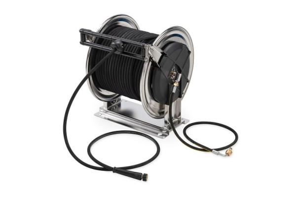 Cemo Schlauchtrommel mit 40 m HD-Schlauch DN8 40 MPa, 11318