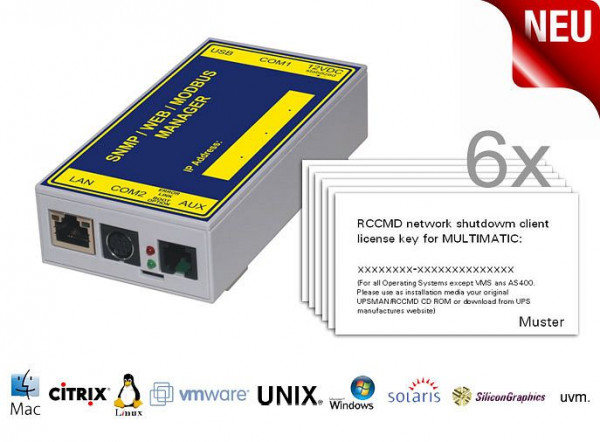 GENEREX externer Netzwerkadapter Professional AR2040 SNMP mit 6 Lizenzen, AR2040_LIZ