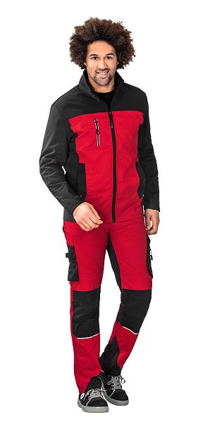 Planam Norit Herren Hybridjacke, rot/schwarz, Größe 52, 6507052