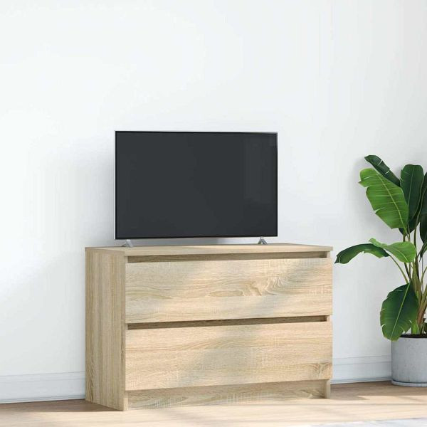 vidaXL TV-Schrank Sonoma-Eiche 80x35x54 cm Holzwerkstoff, 861789