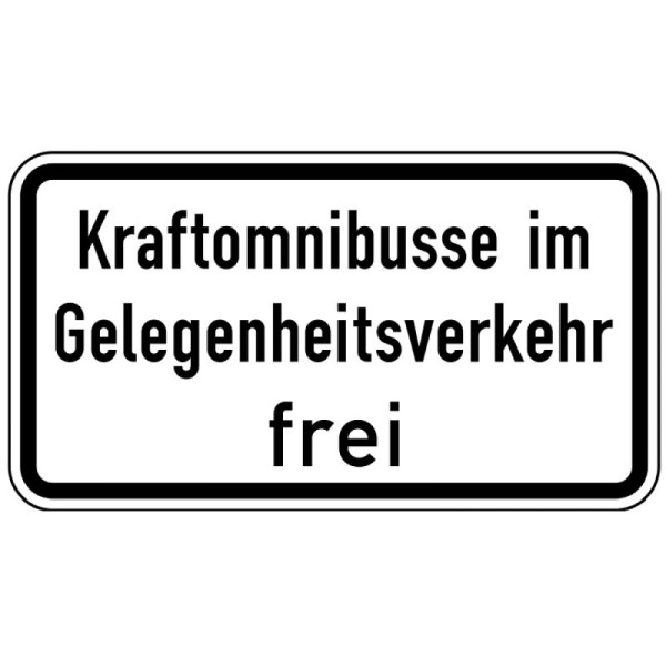 Stein HGS Kraftomnibusse im Gelegenheitsverkehr frei, Nr. 1026-31, 420 x 231 mm, Flachform 3 mm, RA2, 1026-31-123