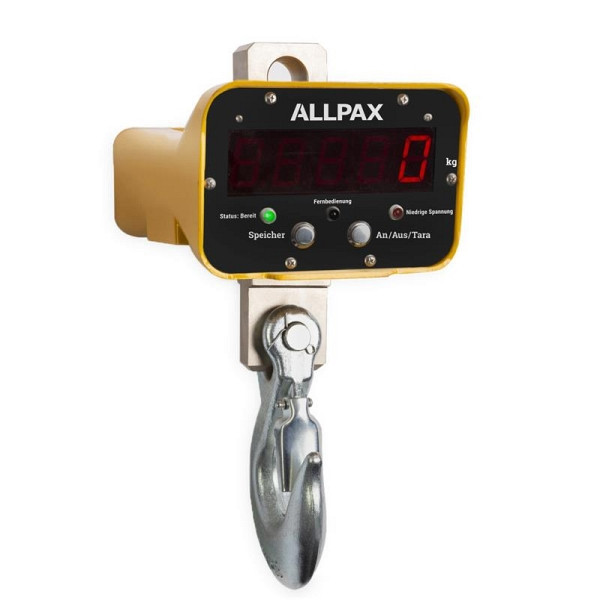 ALLPAX Kranwaage ECO 1, Wägebereich: 0,5 bis 1000 kg, 10013830, 4251325839745