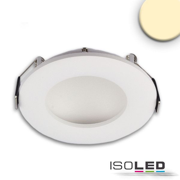 ISOLED LED Downlight LUNA 8W, indirektes Licht, weiß, warmweiß, dimmbar, 112599
