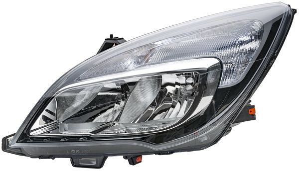 HELLA Halogen-Hauptscheinwerfer, für u.a. Opel Meriva B Mpv (S10), ECE/CCC, für Rechtsverkehr, rechts, 1EE 354 830-021