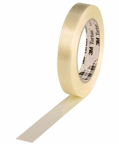 3M Filamentband für Schwer- und Gefahrgutverpackungen, 19 mm breit x 50 m, Stärke 100µ, VE: 12 Rollen, 299490