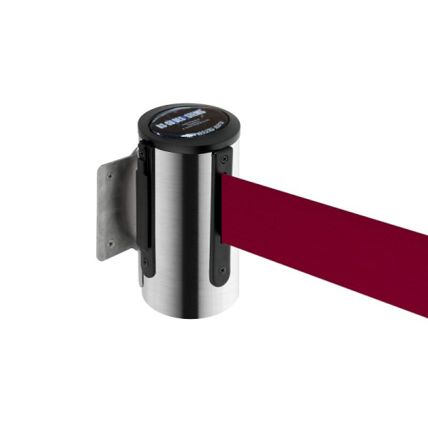 Stein HGS Wandgurtkassette -P-Line Future-, edelstahl, burgunder, mit Sicherheitsverschluss (selbstlösend), 12850s-1503