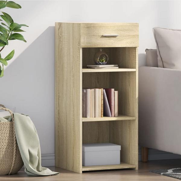 vidaXL Sideboard Sonoma-Eiche 40x42,5x93 cm Holzwerkstoff, 846315