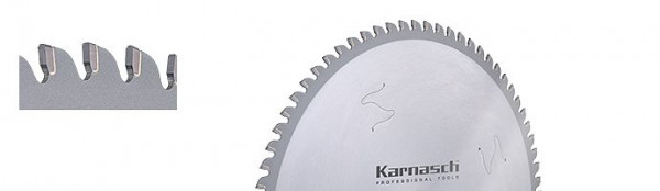 Karnasch Hartmetall-bestücktes Kreissägeblatt, Dry-Cutter Edelstahl 230/235x2,0/1,6x30/25,4mm 56 WWF - NL: UNI1, 107300230010