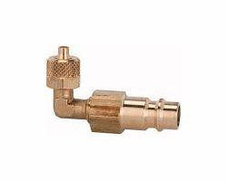 Riegler Einsteckwinkel für Kupplungen NW 7,2 - NW 7,8, Messing blank, 107255