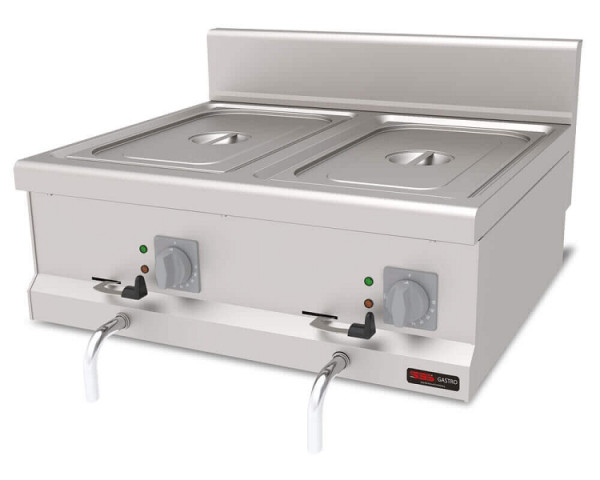 SGS Gastro Bain-Marie, 2 x GN 1/1 - 150, 2 kW, Premium Serie 700, ASB870