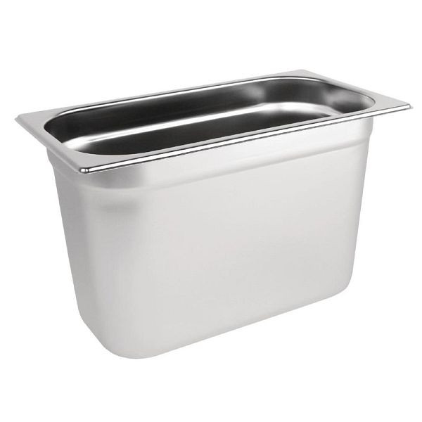 Vogue GN-Behälter Edelstahl 20cm GN1/3, für Kühlschränke, K936