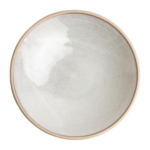 Olympia Canvas flache Schale weiß 20cm, VE: 6 Stück, FA333