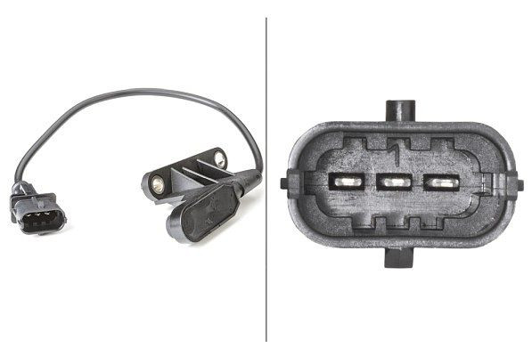 HELLA Sensor, Nockenwellenposition - 12V - 3-polig, 6PU 009 121-931