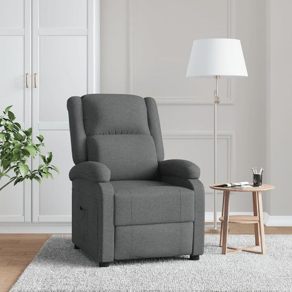 vidaXL Relaxsessel Dunkelgrau Stoff, Füllung: Schaumstoff, 340182