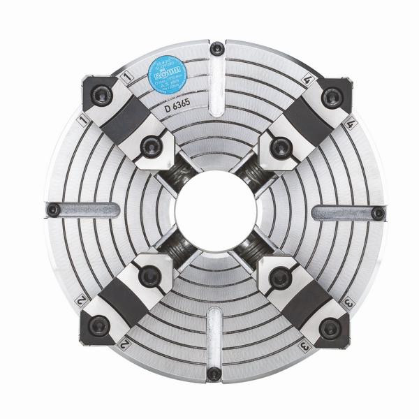 Röhm USU 1100, Morsekegel 15, ISO 702-2, Umkehr-Aufsatzbacken, Stahlkörper, 600662