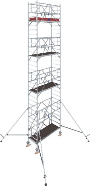 Krause Stabilo Fahrgerüst S1000 Feldlänge: 2,00m, Arbeitshöhe: 9,30m, 776068
