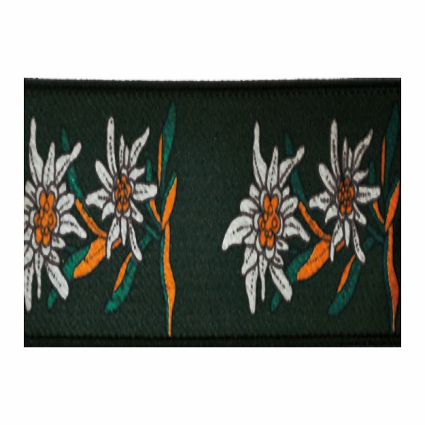 EIKO Hosenträger 36mm 456 Lederpatten Leder-RT, Farbe: schwarz, Größe: 120, 1456_14_40_120