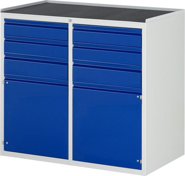RAU Schubladeschrank LL7.11, B1145xT650xH1035mm, MT-Top-25mm, 6xSchublade-TA, 2xTür, 03-LL7.2.2I-MT.11