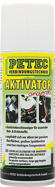 Petec Aktivator für Anaerobe Produkte, 200ml, VE: 12 Stück, 90920