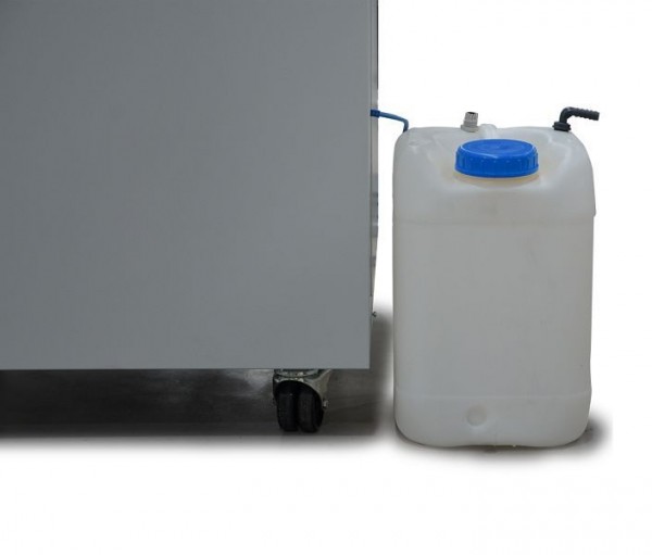 Binder Wasserversorgungsset - extern, zum Einhängen auf der Geräterückseite, aus Frisch-+ Abwasserkanister je 20 Litern, Verkabelung und Pumpe, 8012-0643