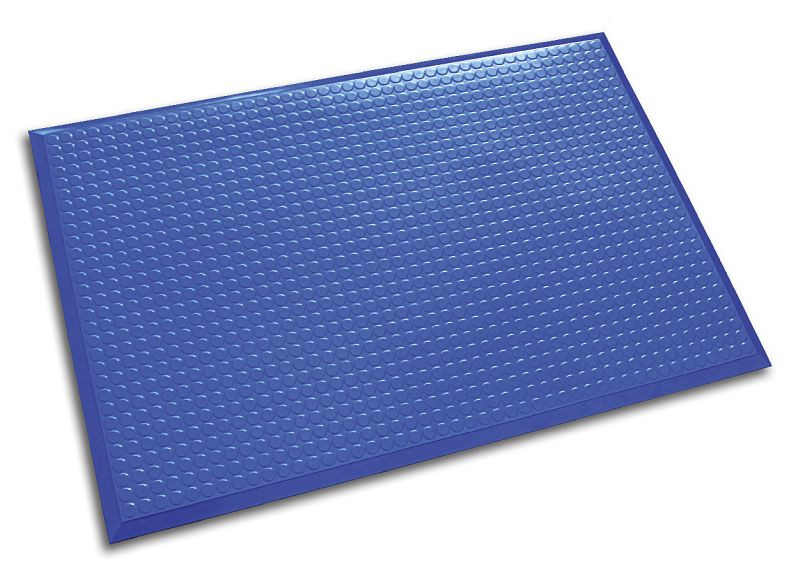 Ergomat Infinity Smooth Blau Reinraum + Anti-Ermüdungs-Matte, Länge 210 cm, Breite 120 cm, INS120210-B