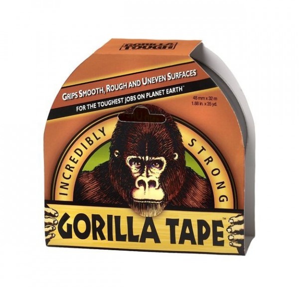 Erbstößer Gorilla Tape Hochleistungsgewebeklebeband, 48 mm x 11 m, VE: 6 Stück, 350-01-001