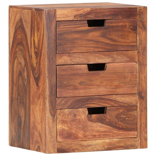 vidaXL Nachttisch 40x30x50 cm Massivholz Mango, Material: Massivholz (Palisander), Holzwerkstoff, 286407