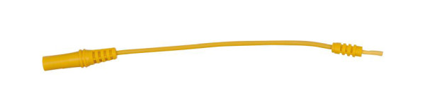 KS Tools 4,0 mm Eingangsbuchse auf 0,8 mm Prüfadapterbuchse flach (gelb), 150.0958
