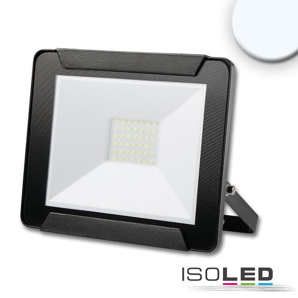 ISOLED LED Fluter 30W, kaltweiß, schwarz, IP65, 113362