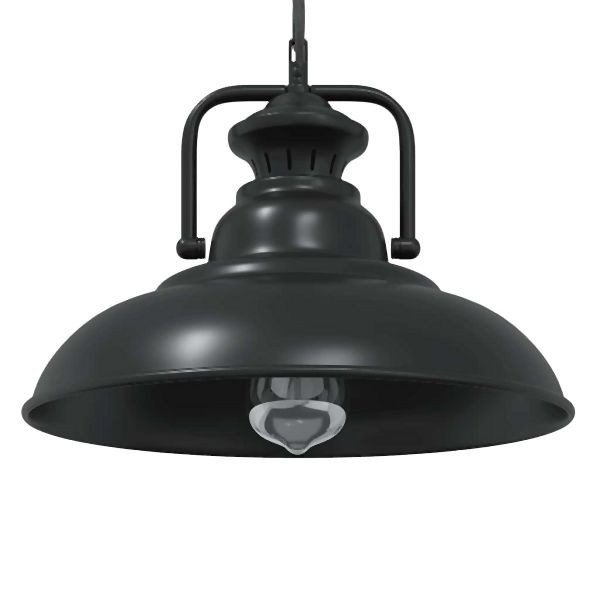 vidaXL Pendelleuchte E27 Schwarz Ø 31 cm Eisen, 4103456