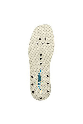 ABEBA insole for Reflexor occupational shoes reMLDaceable insole, white, Mikrofaser "on steam", 3567-37
