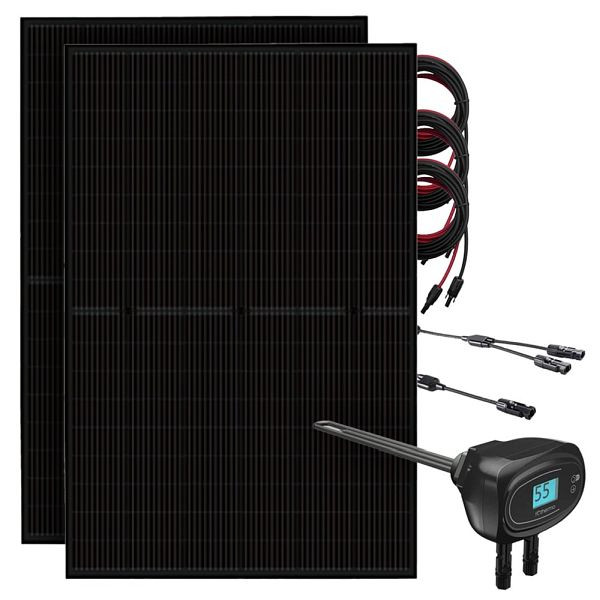 Offgridtec 900W Solaranlage mit Fothermo Heizstab für Warmwasserboiler, 4-01-024555-001