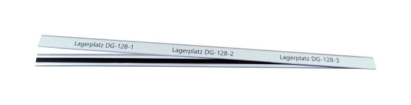 Eichner Etikettenhalter magnetisch, Maße: 38 x 1000 mm, VE: 10 Stück, 9218-03037