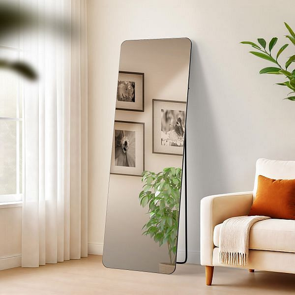 CLP Spiegel Gurnee 150x50 cm, schwarz-matt, 326013