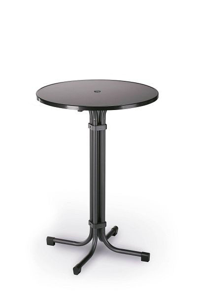 BEST Multiflex Stehtisch rund 80 cm, Anthrazit, 26570050, 4043153001858