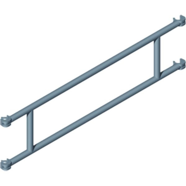 ZARGES Geländer für 1,80 m Länge, Aluminium, 42955, 4003866429554