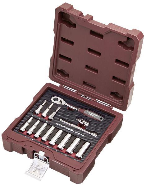 Kraftwerk Steckschlüssel-Satz, 1/4", 14-teilig, 204.201.002