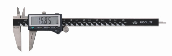 Vogel Germany „Absolut“ Elektronischer Digital-Messschieber, IP67, 200 mm / 8 inch, 202421-2