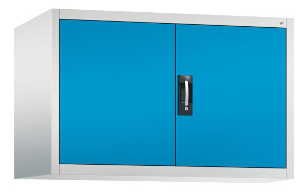 C+P Aufsatzschrank Acurado, H790xB1200xT600mm, Farbe: Lichtgrau / Lichtblau, Muldengriff, 9495-000 S10007
