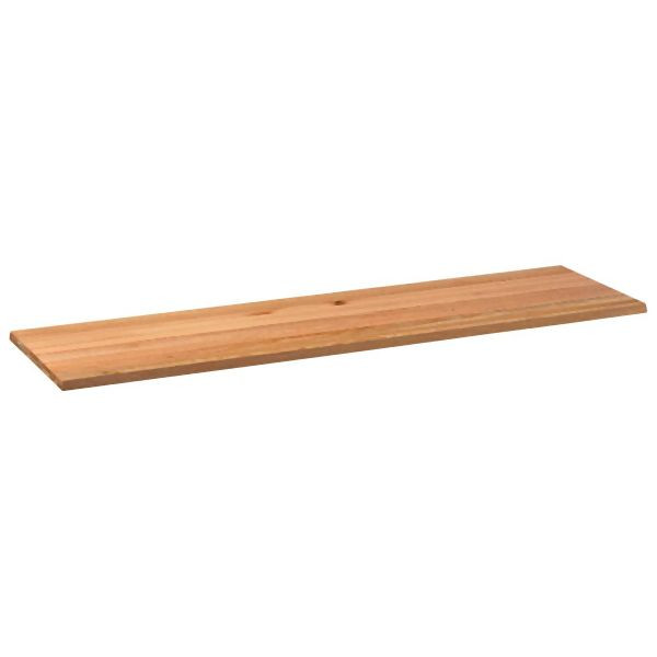 vidaXL Tischplatte Hellbraun 280x80x4,2 cm Massivholz Eiche Rechteckig, 4009237