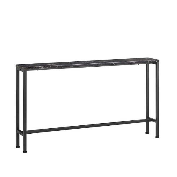 SoBuy Robuster Flurkonsolentisch Schwarz 120x20x65cm, Modern, FSB19-SCH