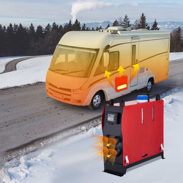 ZCBYBT 5KW Benzin Diesel Wasser Standheizung Kit Auto Motorvorwärmer, für  Auto RV Anhänger LKW Van Wärme,24v : : Auto & Motorrad