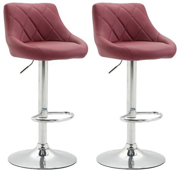 CLP Barhocker Lazio Kunstleder C, bordeauxrot, VE: 2 Stück, 307029