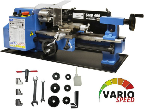 Güde Mini-Drehmaschine GMD 400, Netzspannung: 230 V, 48132, 4015671481320