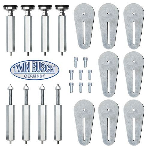 Twin Busch Adapterplatten-Set - Passend zu den Hubtischen TWSH10-18 und TWSH12-18, TWSH-AD