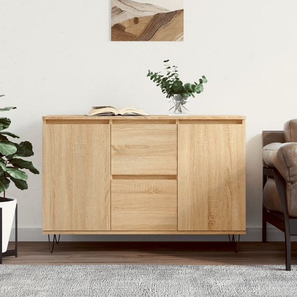 vidaXL Sideboard Sonoma-Eiche 104x35x70 cm Holzwerkstoff, 827207