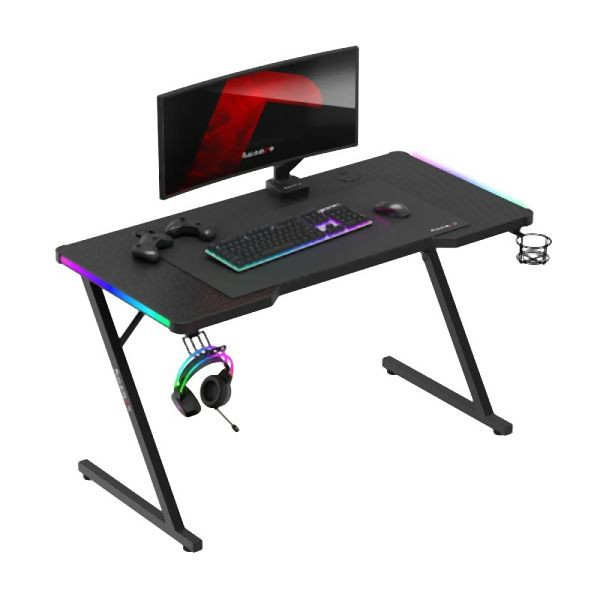 Huzaro Hero 2.5 RGB-Schreibtisch, 120 cm x 60 cm, HZ-HERO 2.5 RGB, 5903796010466