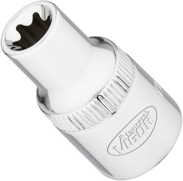 VIGOR T Steckschlüsseleinsatz, 1/2 Zoll (12,5 mm) Vierkant, E Profil, SW E11, V2731N
