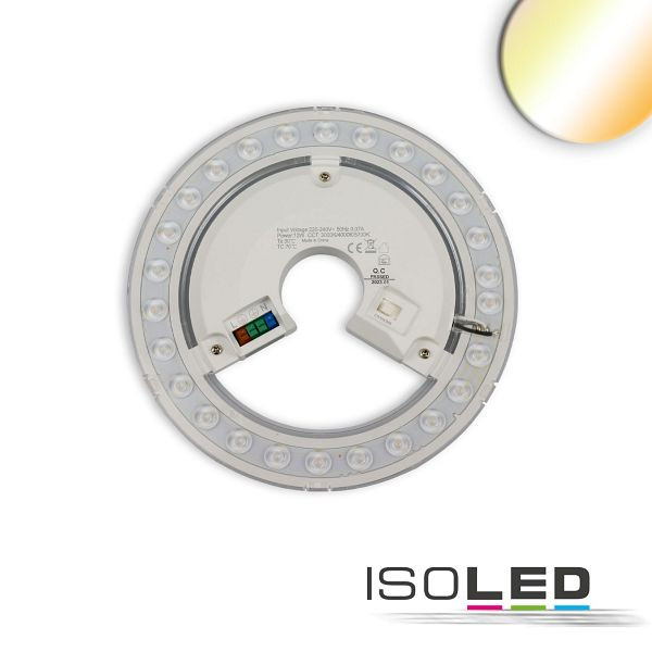ISOLED LED Umrüstplatine 190mm, 11W, 160 lm/W, mit Haltemagnet, Color 3000/4000/6000K, dimmbar, 116003